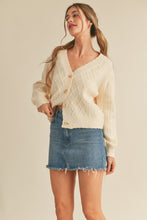 Load image into Gallery viewer, Dana- Mixed Cable Knit Cardigan
