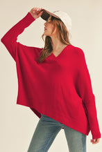 Load image into Gallery viewer, Laura-Oversized V-Neck Sweater
