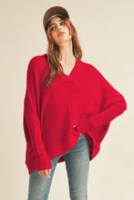 Load image into Gallery viewer, Laura-Oversized V-Neck Sweater
