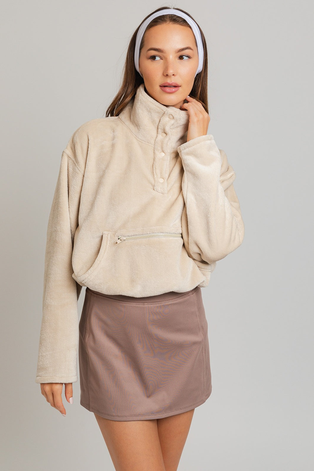 Opal- Pocket Detail Boxy Pullover