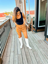 Load image into Gallery viewer, Frances- High Waist Suede Shorts
