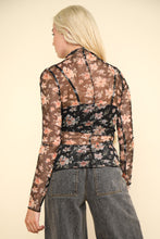 Load image into Gallery viewer, Collins- High Neck Sheer Mesh Top
