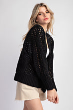 Load image into Gallery viewer, Valen-Long Sleeve Crochet Cardigan
