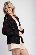 Load image into Gallery viewer, Valen-Long Sleeve Crochet Cardigan
