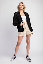 Load image into Gallery viewer, Valen-Long Sleeve Crochet Cardigan
