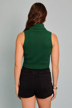 Load image into Gallery viewer, JOY- Turtleneck Sleeveless Knit Top
