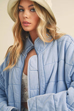 Load image into Gallery viewer, Dixie- Quilted Washed Jacket
