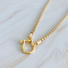 Load image into Gallery viewer, Luxe Pendant Box Chain Necklace
