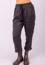 Load image into Gallery viewer, Matilda- Satin Cargo Jogger Pants
