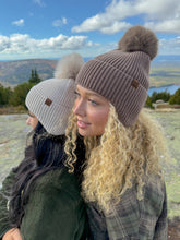 Load image into Gallery viewer, Earflap C.C Faux Fur Pom Beanie
