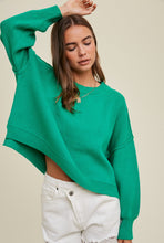 Load image into Gallery viewer, Mable- Relaxed Crop Sweater
