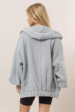 Load image into Gallery viewer, Kendall- French Terry Oversized Hood Jacket
