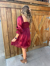 Load image into Gallery viewer, Georgina- Satin Babydoll Dress
