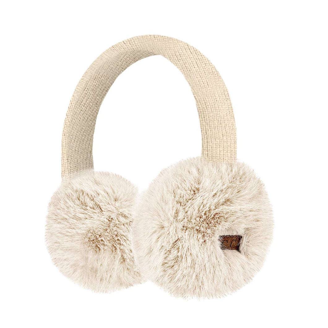 Faux Mink Fur Knitted C.C Earmuff(multiple colors)