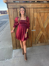 Load image into Gallery viewer, Georgina- Satin Babydoll Dress
