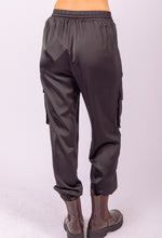 Load image into Gallery viewer, Matilda- Satin Cargo Jogger Pants
