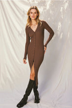 Load image into Gallery viewer, Selena- Button Down Cardigan Dress
