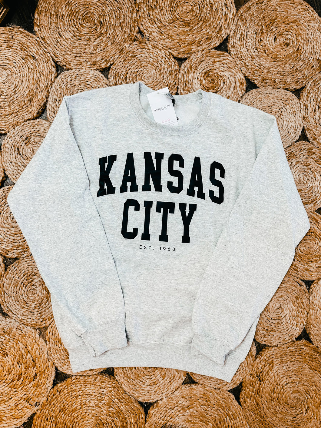 Kansas City 1960 Crewneck (Black ink)