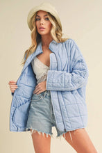 Load image into Gallery viewer, Dixie- Quilted Washed Jacket
