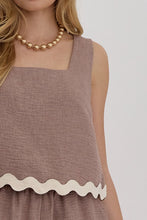 Load image into Gallery viewer, Georgia- Square Neck Cropped Top
