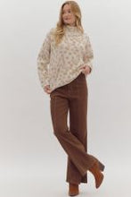 Load image into Gallery viewer, Andie- Leopard Mock Neck Sweater
