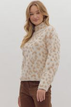 Load image into Gallery viewer, Andie- Leopard Mock Neck Sweater
