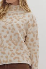 Load image into Gallery viewer, Andie- Leopard Mock Neck Sweater
