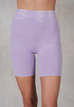 Load image into Gallery viewer, Kinsley- Mineral Washed Biker Shorts
