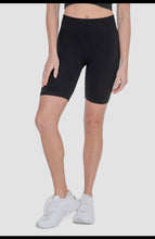 Load image into Gallery viewer, Claire-Ribbed Seamless Biker Shorts
